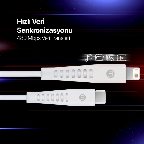 Mojue 3DK46 Şarj Kablosu