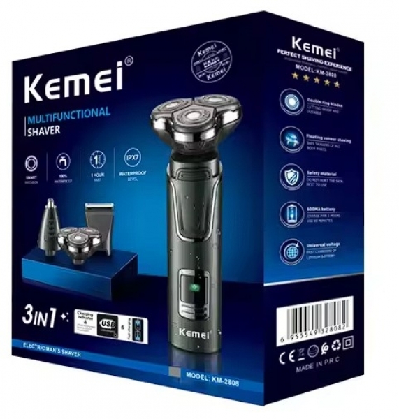 Kemei KM-2808 Çok Amaçlı Tıraş Makinesi