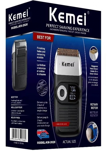 Kemei KM-2026 Sakal Kesme Makinesi
