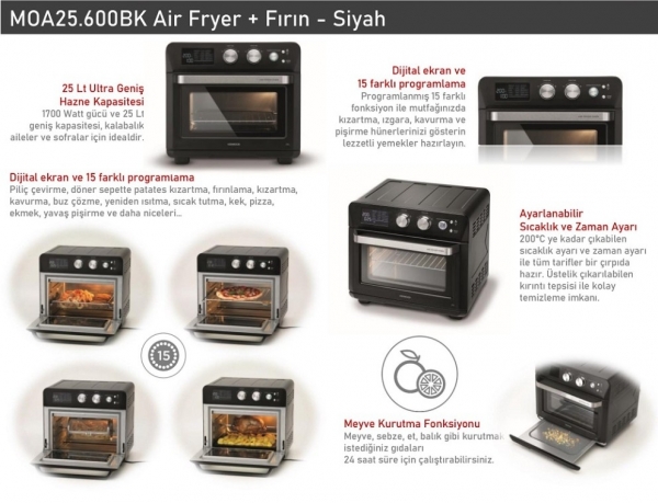 Kenwood MOA25.600BK Mini Fırın