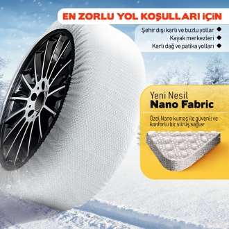Dust Force 225/55 R14 Kar Çorabı