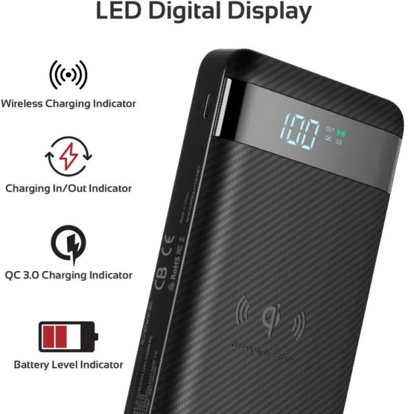Promate AuraTank-20 20000 mAh Powerbank