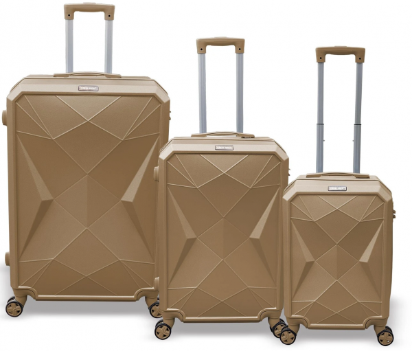 Coral High 16630 Diamond ABS 3'lü Valiz Seti