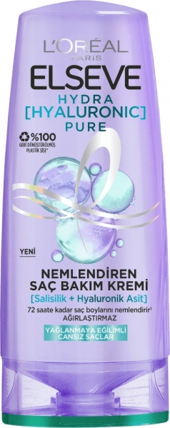 Loreal Paris Elseve Hydra Pure Yağlanma Karşıtı 250 ml Saç Kremi