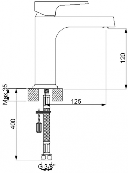Newarc Aqua 941528 Lavabo Bataryası