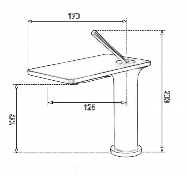 Fontana FJ-5012 Lavabo Bataryası