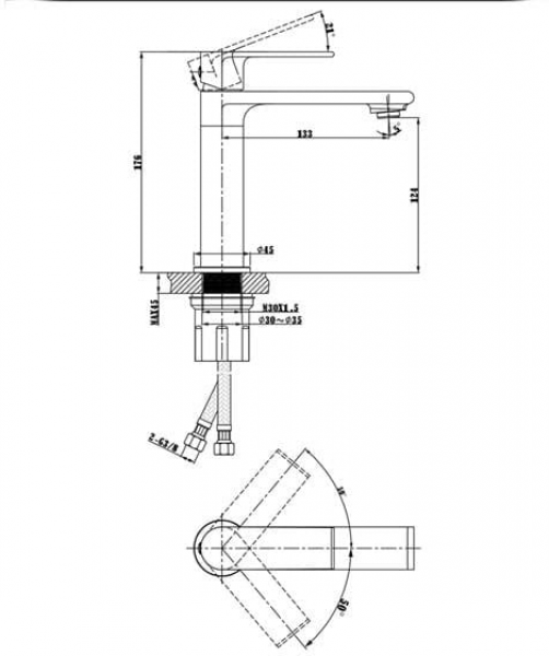 Fontana FM-2312 Lavabo Bataryası