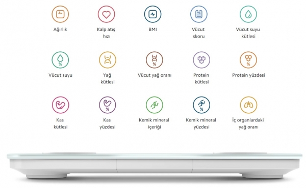 Xiaomi Body Composition Scale S400 Dijital Banyo Tartısı