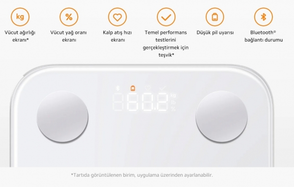 Xiaomi Body Composition Scale S400 Dijital Banyo Tartısı