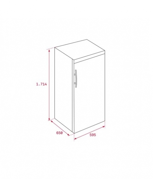 Teka RSF 43250 SS Derin Dondurucu