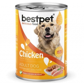 Bestpet Tavuk Etli Parça Etli ve Jöleli 400 gr Köpek Maması