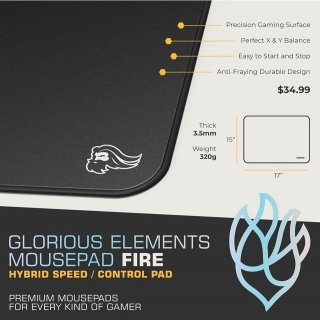 Glorious Element Fire Mouse Pad
