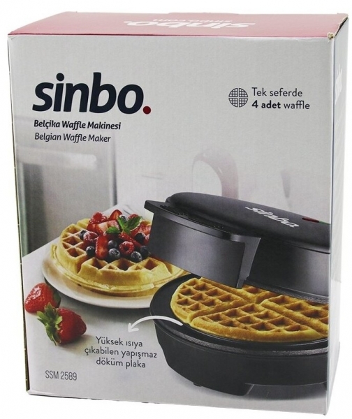 Sinbo SSM-2589 Waffle Makinesi