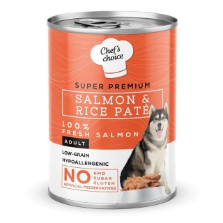 Chef's Choice Somon Pirinçli 400 gr Köpek Maması