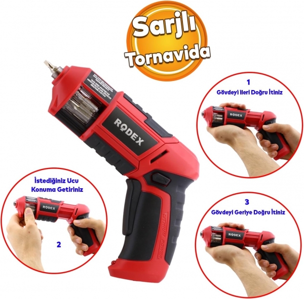 Rodex RDX331 Akülü Vidalama