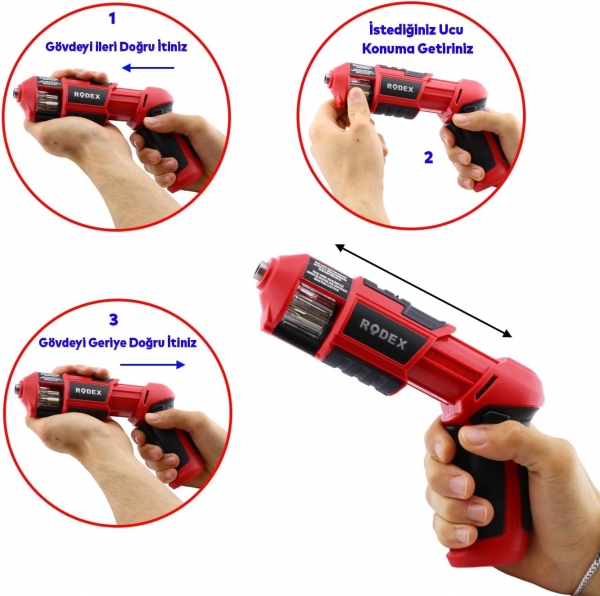 Rodex RDX331 Akülü Vidalama