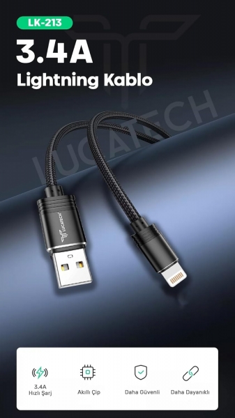 Lucatech LK-213 Şarj Kablosu