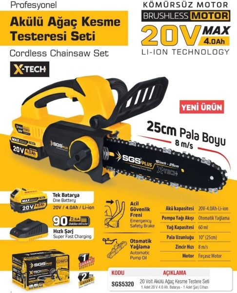 SGS SGS5320 Budama Testeresi