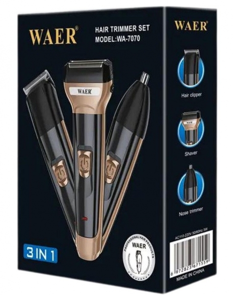 Waer Wear WA-7070 Çok Amaçlı Tıraş Makinesi