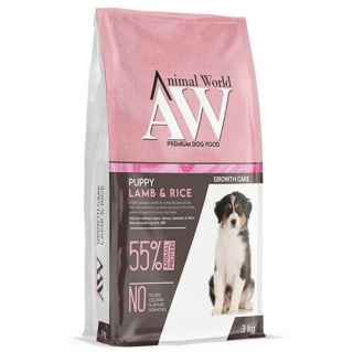 Animal World Puppy Kuzulu Yavru 3 kg Köpek Maması
