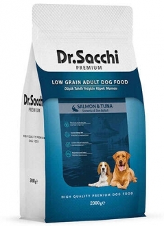 Dr. Sacchi Sensitive Somon ve Ton Balıklı 2 kg Köpek Maması