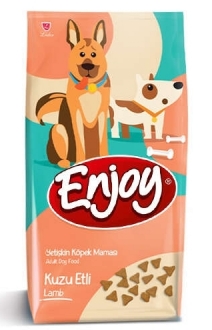 Enjoy Kuzu Etli Yetişkin 3 kg Köpek Maması