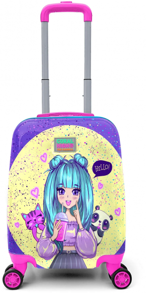 Coral High 16705 Anime Kız Desenli Çocuk Valizi