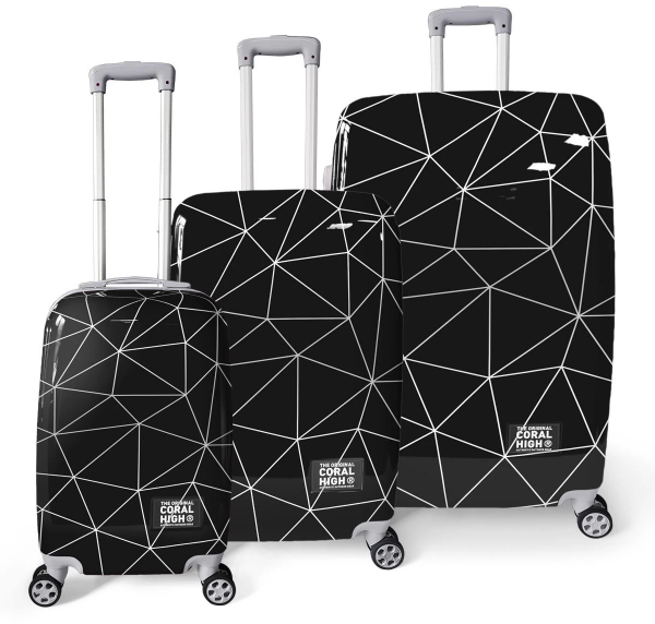 Coral High 16805 3'lü Valiz Seti