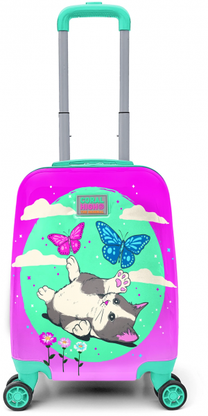 Coral High 16709 Kedi Desenli Çocuk Valizi