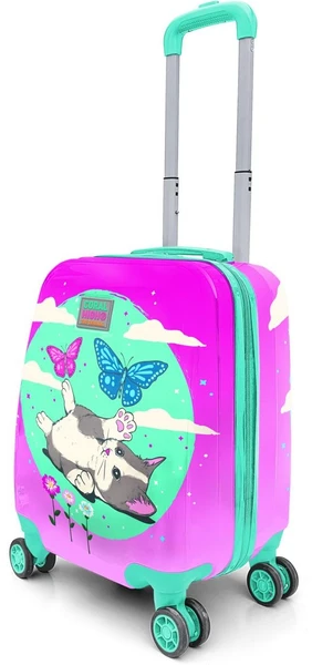 Coral High 16709 Kedi Desenli Çocuk Valizi