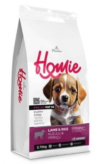 Homie Pro30 Düşük Tahıllı Kuzulu ve Pirinçli Yavru 2.75 kg Köpek Maması