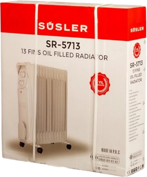 Süsler SR-5713 2500W Yağlı Radyatör