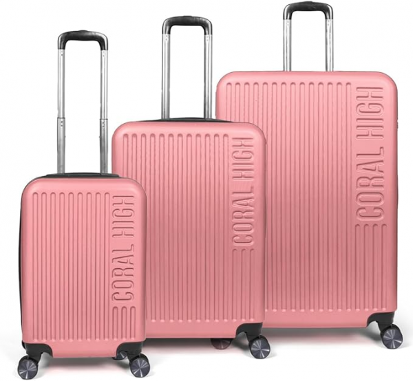 Coral High 16525 ABS 3'lü Valiz Seti