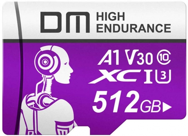 DM High Endurance A1 microSD (512 GB)