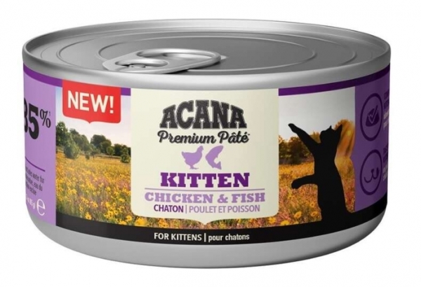 Acana Pate Tavuklu ve Balıklı Yavru 85 gr Kedi Maması
