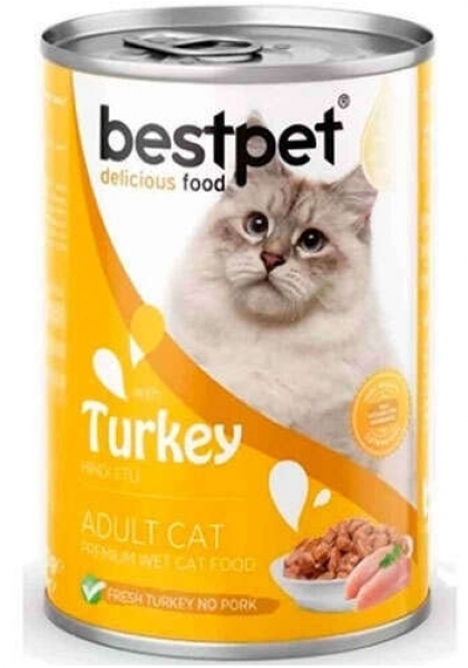 Bestpet Gravy Parça Hindi Etli 400 gr Kedi Maması