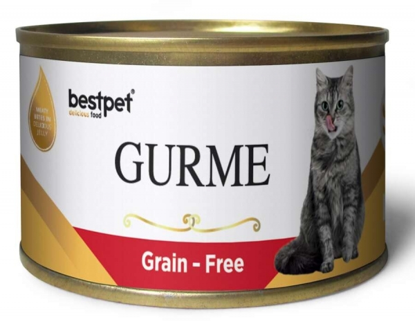 Bestpet Gold Gurme Tahılsız Sığır Etli 85 gr Kedi Maması