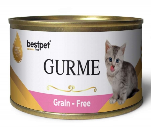 Bestpet Gold Gurme Tahılsız Tavuklu Yavru 85 gr Kedi Maması