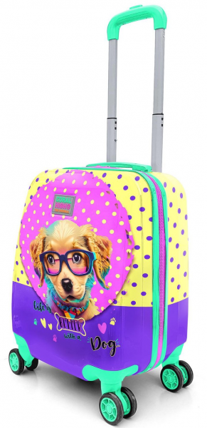 Coral High 16771 Sevimli Köpek Desenli Çocuk Valizi
