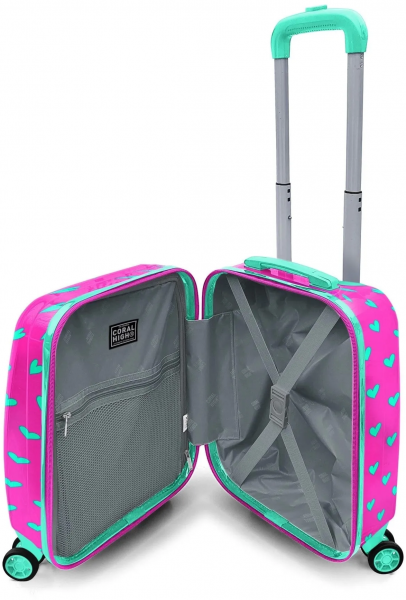 Coral High 16715 Kalp Desenli Çocuk Valizi