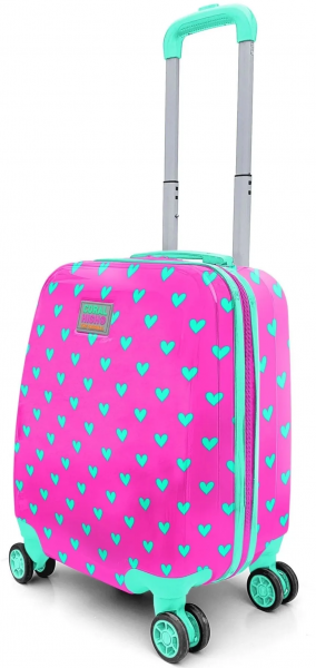 Coral High 16715 Kalp Desenli Çocuk Valizi