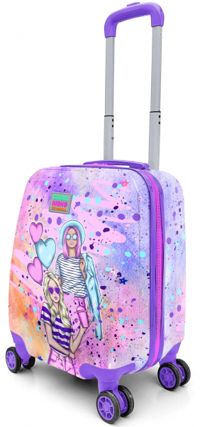Coral High 16773 Fashion Girl Desenli Çocuk Valizi