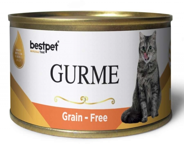 Bestpet Gold Gurme Tahılsız Somonlu 85 gr Kedi Maması