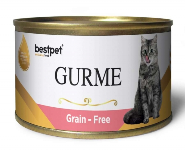Bestpet Gold Gurme Sterilised Tahılsız Somonlu 85 gr Kedi Maması