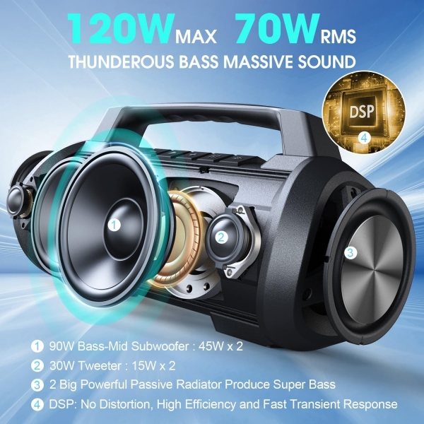 W-King D10 Bluetooth Hoparlör