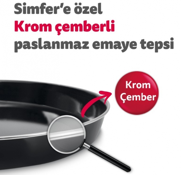 Simfer 4295 Retro Bej Mini Fırın