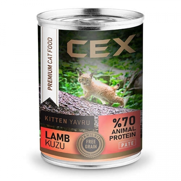 Cex Kuzu Etli Yavru Tahılsız 415 gr Kedi Maması