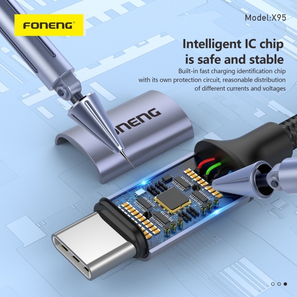 Foneng X95 60W Şarj Kablosu