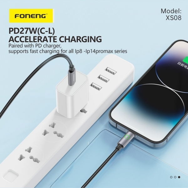 Foneng XS08 27W Şarj Kablosu