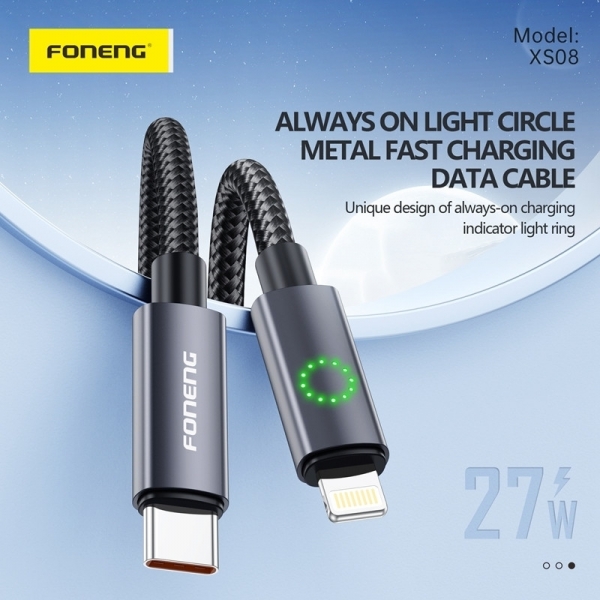Foneng XS08 27W Şarj Kablosu